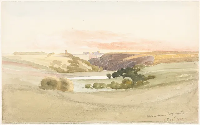 Bulwer wallpaper: Clifton from Kingsweston 1830